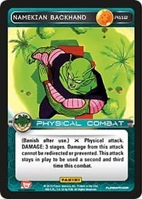 Namekian Backhand - Panini: Heroes & Villains - Dragon Ball Z TCG card