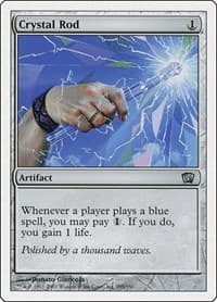 Crystal Rod - 8th Edition - Magic: The Gathering card