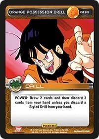Orange Possession Drill - Panini: Heroes & Villains - Dragon Ball Z TCG card
