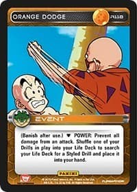 Orange Dodge - Panini: Heroes & Villains - Dragon Ball Z TCG card