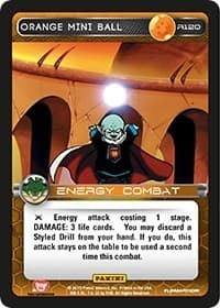 Orange Mini Ball - Panini: Heroes & Villains - Dragon Ball Z TCG card