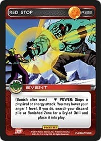 Red Stop - Panini: Heroes & Villains - Dragon Ball Z TCG card