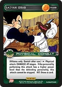 Saiyan Grab - Panini: Heroes & Villains - Dragon Ball Z TCG card