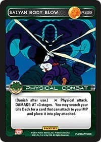 Saiyan Body Blow - Panini: Heroes & Villains - Dragon Ball Z TCG card