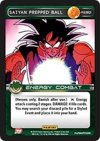 Saiyan Prepped Ball - Panini: Heroes & Villains - Dragon Ball Z TCG card
