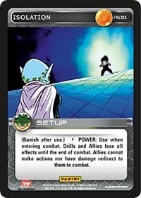 Isolation - Panini: Heroes & Villains - Dragon Ball Z TCG card