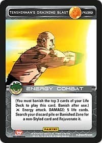Tenshinhan's Draining Blast - Panini: Heroes & Villains - Dragon Ball Z TCG card