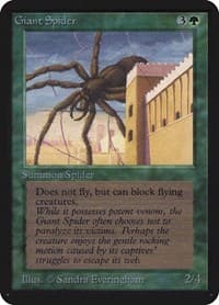 Giant Spider - Alpha Edition - Magic: The Gathering card