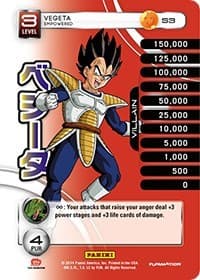 Vegeta - Empowered (High Tech Foil) - Panini: Set 1 - Dragon Ball Z TCG card