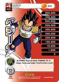 Vegeta - Renewed (Rainbow Parallel Foil) - Panini: Set 1 - Dragon Ball Z TCG card
