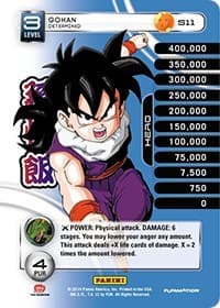 Gohan - Determined (Rainbow Parallel Foil) - Panini: Set 1 - Dragon Ball Z TCG card