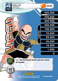 Krillin - Enraged (High Tech Foil) - Panini: Set 1 - Dragon Ball Z TCG card