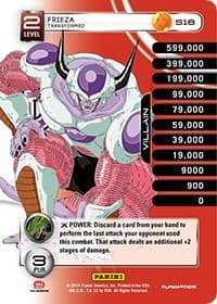 Frieza - Transformed (Rainbow Parallel Foil) - Panini: Set 1 - Dragon Ball Z TCG card