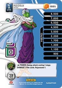 Piccolo - Stoic (Rainbow Parallel Foil) - Panini: Set 1 - Dragon Ball Z TCG card