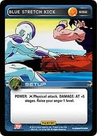 Blue Stretch Kick - Panini: Set 1 - Dragon Ball Z TCG card