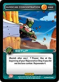 Namekian Concentration - Panini: Set 1 - Dragon Ball Z TCG card