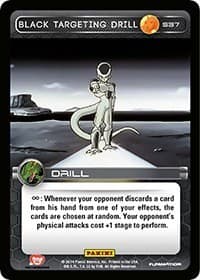 Black Targeting Drill - Panini: Set 1 - Dragon Ball Z TCG card