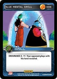 Blue Mental Drill - Panini: Set 1 - Dragon Ball Z TCG card