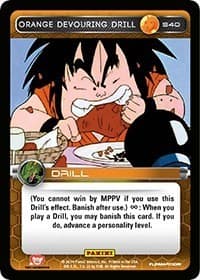 Orange Devouring Drill - Panini: Set 1 - Dragon Ball Z TCG card
