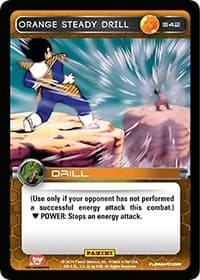 Orange Steady Drill - Panini: Set 1 - Dragon Ball Z TCG card