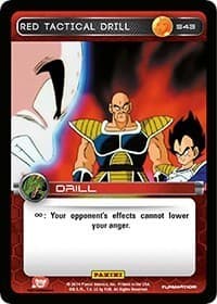 Red Tactical Drill - Panini: Set 1 - Dragon Ball Z TCG card