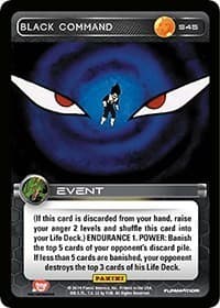 Black Command - Panini: Set 1 - Dragon Ball Z TCG card