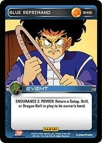 Blue Reprimand - Panini: Set 1 - Dragon Ball Z TCG card