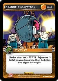 Orange Excavation - Panini: Set 1 - Dragon Ball Z TCG card