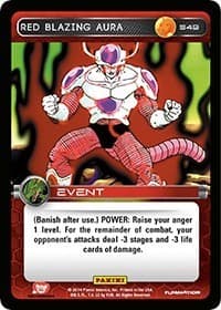 Red Blazing Aura - Panini: Set 1 - Dragon Ball Z TCG card