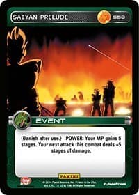 Saiyan Prelude - Panini: Set 1 - Dragon Ball Z TCG card