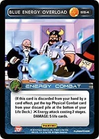 Blue Energy Overload - Panini: Set 1 - Dragon Ball Z TCG card