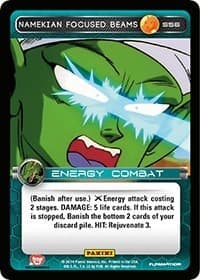 Namekian Focused Beams - Panini: Set 1 - Dragon Ball Z TCG card