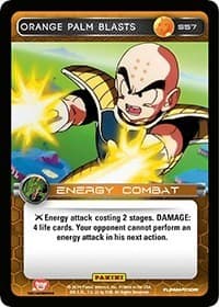 Orange Palm Blasts - Panini: Set 1 - Dragon Ball Z TCG card