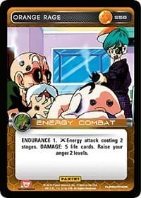 Orange Rage - Panini: Set 1 - Dragon Ball Z TCG card