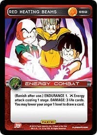 Red Heating Beams - Panini: Set 1 - Dragon Ball Z TCG card