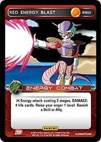 Red Energy Blast - Panini: Set 1 - Dragon Ball Z TCG card