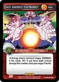 Red Energy Outburst - Panini: Set 1 - Dragon Ball Z TCG card