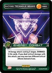 Saiyan Triangle Beams - Panini: Set 1 - Dragon Ball Z TCG card