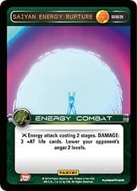 Saiyan Energy Rupture - Panini: Set 1 - Dragon Ball Z TCG card