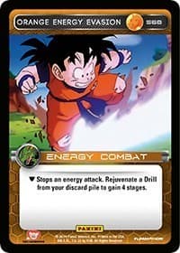 Orange Energy Evasion - Panini: Set 1 - Dragon Ball Z TCG card
