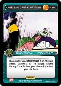 Namekian Crushing Slam - Panini: Set 1 - Dragon Ball Z TCG card