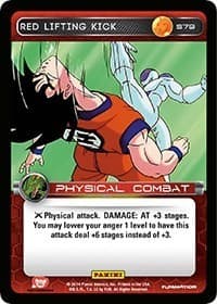 Red Lifting Kick - Panini: Set 1 - Dragon Ball Z TCG card