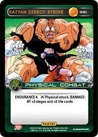Saiyan Direct Strike - Panini: Set 1 - Dragon Ball Z TCG card