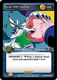 Blue Fist Catch - Panini: Set 1 - Dragon Ball Z TCG card