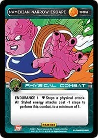 Namekian Narrow Escape - Panini: Set 1 - Dragon Ball Z TCG card