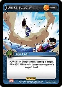 Blue Ki Build Up - Panini: Set 1 - Dragon Ball Z TCG card