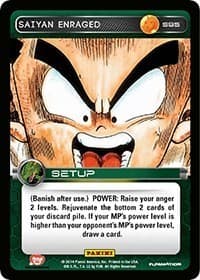 Saiyan Enraged - Panini: Set 1 - Dragon Ball Z TCG card