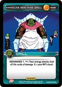 Namekian Heritage Drill - Panini: Set 1 - Dragon Ball Z TCG card