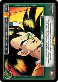 Saiyan Empowered Mastery (Rainbow Parallel Foil) - Panini: Set 1 - Dragon Ball Z TCG card