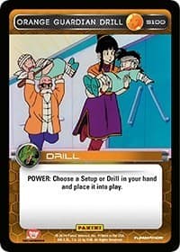 Orange Guardian Drill - Panini: Set 1 - Dragon Ball Z TCG card